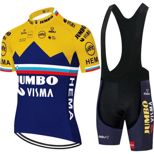 Italy Miti team Jumbo visma cycling jersey 2021 men bicycle maillot Racing ciclismo ropa hombre summer quick dry bike12D GEL