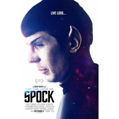 Lot style Choose FOR THE LOVE OF SPOCK MOVIE Art print Silk poster Home Wall Decor