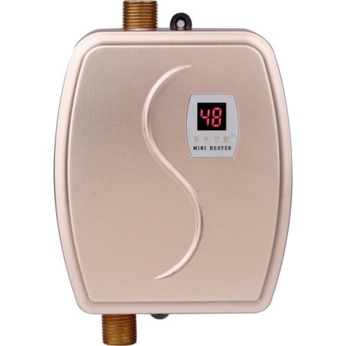 Instant electric water faucet kitchen fast heating constant temperature household cold and hot mini water heater 3800W