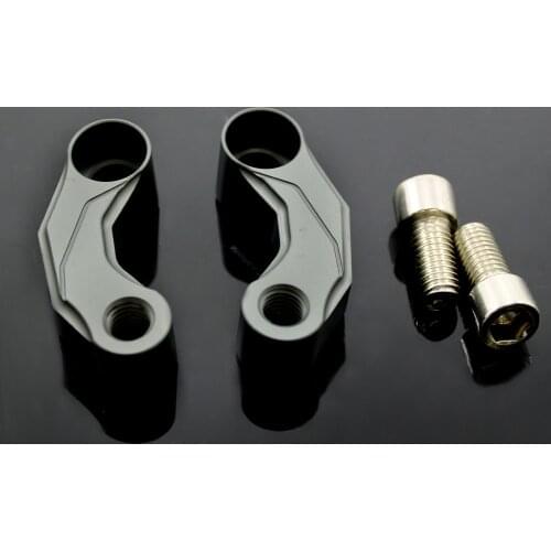 Motorcycle Mirrors Riser Extension Brackets Adapter For BMW 1200GS R1200GS LC Adventure ADV 2013-2018 13 14 15 16 17 18