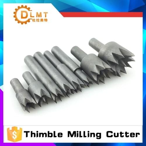 1pc Woodworking Lathe Thimble Milling Cutter For Wood Router Bit Buddha Beads Ball Knife