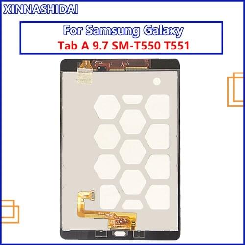 New LCD Display Touch Screen Digitizer Sensors Assembly Panel Replacement For Samsung GALAXY Tab A 9.7 SM-T550 T550 T551 T555