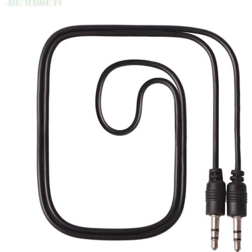 Wholesale 3.5 Mm Pin To 3.5 Mm Pin Stero Audio Cable Headphone Jack Black for Iphone Xiaomi Samsung Mobile Phone 100pcs/lot