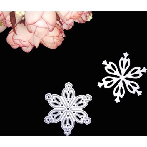 Christmas Snowflake Metal Cutting Dies Scrapbooking Embossing Dies Cut Stencils Xmas DIY Cards
