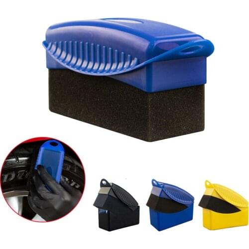 Tire Car Wash Brush Wheel Polishing Waxing Sponge Brush High Pressure Cleaner PP Auto Tire Polishing Cleaning Sponge Wash Tool