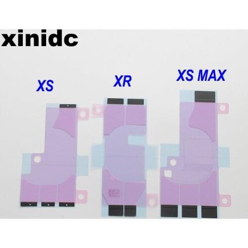Xinidc 100pcs/lot Battery Adhesive Sticker For iPhone XS XR XS MAX High Quality Double Tape Glue Replacement Parts