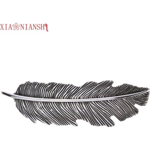 XIAONIANSHI Hot Women Vintage Feather Hair-Clip Jewelry Hair Accessories Ancient Hairpins Bohemian Hair Barrettes Comb