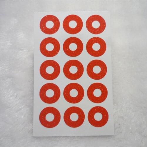 15mm Red glittter Memory Planner Glitter Hole Reinforcement stickers