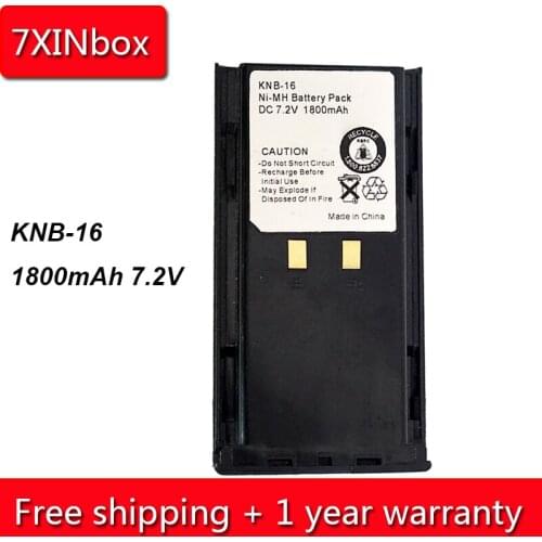 7XINbox 1800mAh 7.2V KNB-16 KNB-17 KNB-21N KNB-22N Battery For Kenwood TK-190 TK-280 TK-380 TK-290 TK-390 TK-480 TK-481 TK-5400