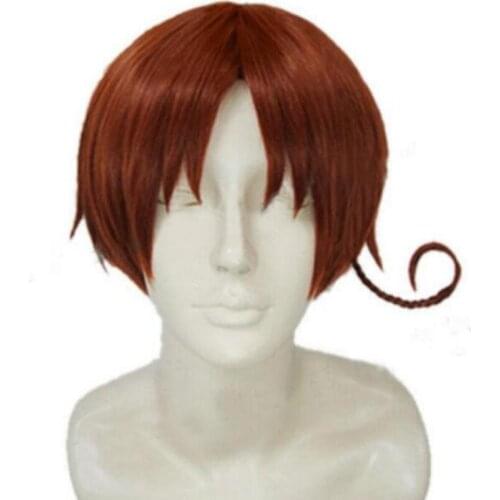 Free Shipping Axis Powers Hetalia South North Italy Wig Feliciano Vargas Cosplay Wig