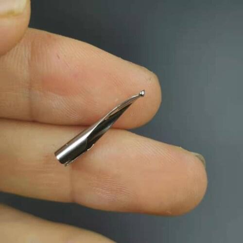 1pcs 18.5mm Hooded Nib Silver Handmade Grinding Tip For Wing Sung 601 618 Fountain Pen Ink Pen