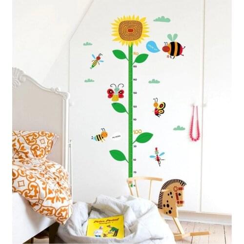 78 X130 CM Size And Development Measures Sunflower Kids Room Decor Wall Sticker Quality Convenient Fashionable Design Pleasing Appearance 2021 trend