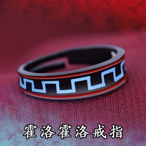 2021 New HOT Shaman King Yoh Asakura Ring 925 Sterling Silver Gift Finger Ring Cosplay Fashion Adjustable Jewelry Birthday Anime