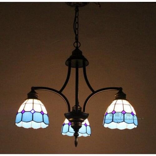 Multiple Chandelier light dining room three bedroom kitchen room European style Mediterranean dining room DF26