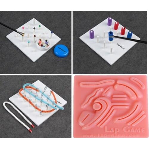 Laparoscopic surgery simulation training equipment simulation training box exercise module set