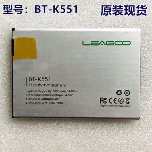 Original Leagoo Alfa 1BT-K551 phone battery 3000mah 3.8V for Leagoo Alfa 1 phone battery