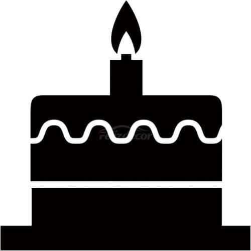 Delicious Cake Vinyl Window Car Decal Stickers Rear windshield Art Decor ZP0358