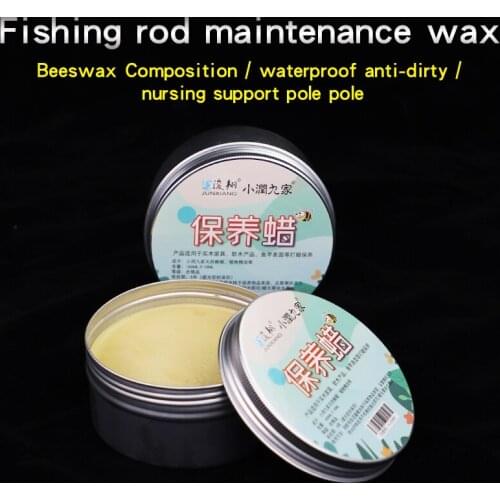 Fishing rod maintenance wax solid natural beeswax, cork maintenance, solid wood furniture maintenance wax