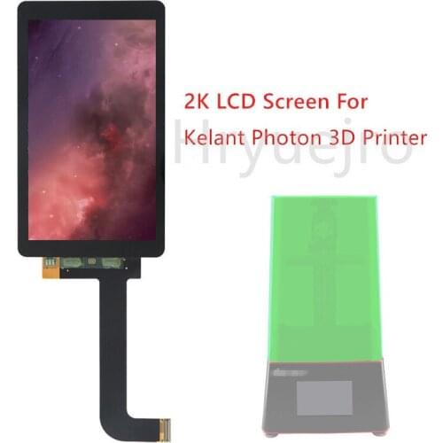 Kelant Photon LCD Screen 3D Printer Parts Accessories 5.5 inch 2560x1440 With Glass No Backlight 3D Printers LCD Screen