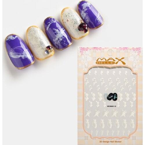 1PC Fashion Nail Stickers on Nails Watercolor Beautiful Design for Nail Art Water Transfer Stickers Decals