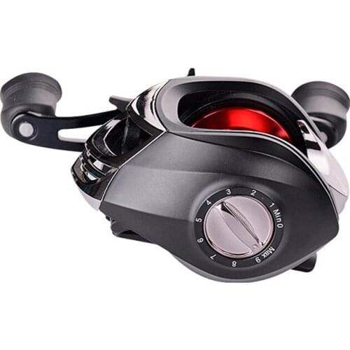 12+1BB left and right hand fishing round 6.3:1 magnetic brake all metal long-range fishing reel star disk drop wheel sale