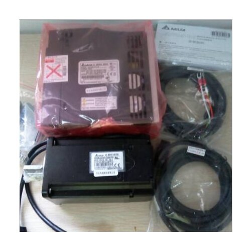 220V 750W 2.39NM 3000r/min 80mm brake CANopen E-CAM AC Servo Motor Drive kits ECMA-C10807SS+ASD-A2-0721-E with 6M cable