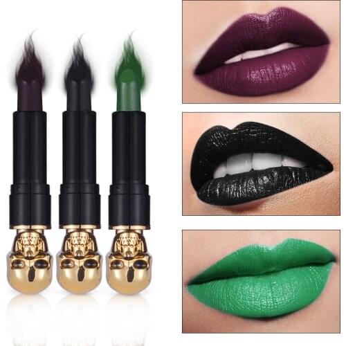 3Pcs/Set Waterproof Lipstick Sexy Vampire Lip Stick Matte Velvet Lipsticks Lips Makeup Cosmetics Matte Gift TSLM1