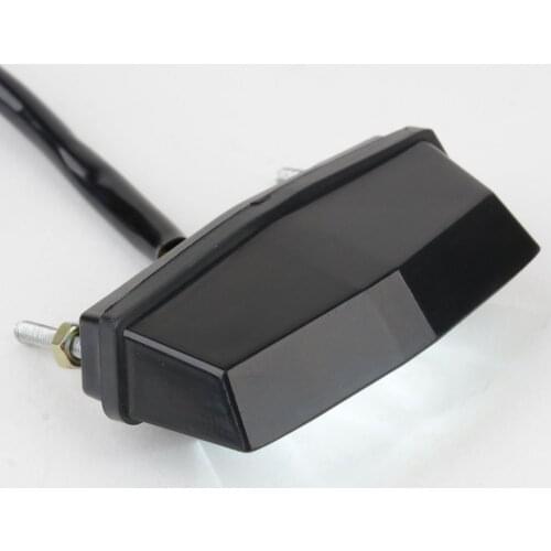 3LEDs Motorcycle Black Mini LED Licence Plate Light Rear Tail Lamp light