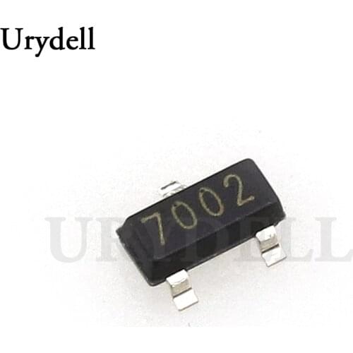 50pcs 2N7002 MMBT7002 702 K72 N-Channel Enhancement Mode Field Effect Transistor SOT-23 New and Original