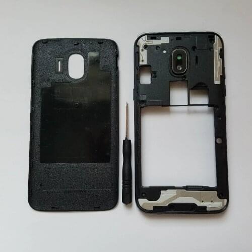 For Samsung Galaxy J2 Pro 2018 J250F J250H J250G J250 Phone Chassis Back Case Housing Middle Frame With Rear Battery Door