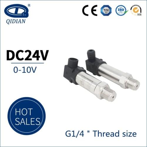 0-10v pressure sensor transducer transmitter for water oil fuel gas air G1/4 stainless steel pressure transmitter