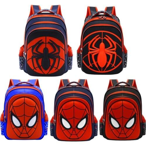 Disney Cartoon Children Schoolbag Fashion SpiderMan Boys Lovely Hero School Backpack Large capacity schoolbag for primary