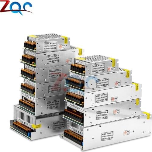 Switching Power Supply Light Transformer AC 110V 220V to DC 5V/12V Power Supply Source Adapter for LED Strip CCTV 720W 1000W