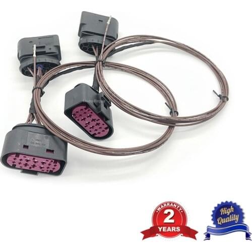 Bi Xenon Headlight Upgrade Adapter Cable Wiring Harness For VW Golf 7 MK7
