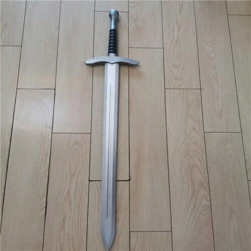 Cosplay Anime Movie Game Gray Minimalist Sword Prop Weapon Role Playing Gray Minimalist Sword 105cm PU Prop Model Halloween Gift