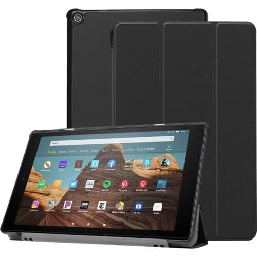 Magnet Case for Kindle Fire HD 8 Plus 2020, Leather Cover for Kindle Fire HD 10 2019 Funda Capa for Fire HD 8 Case 2017 2018