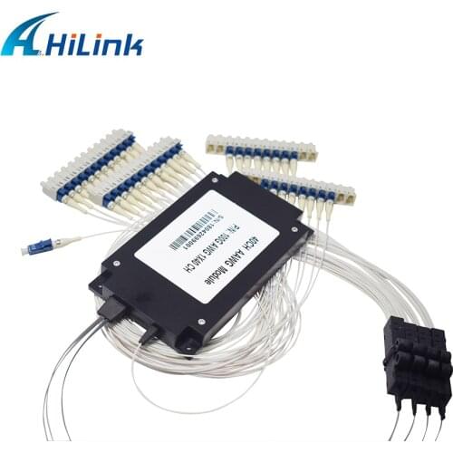 Mini Box Single Fiber LC/UPC C21-C60 40CH Athermal AWG DWDM AAWG Module
