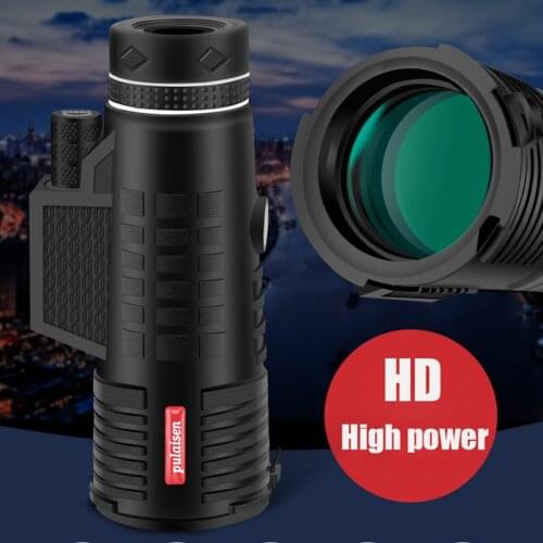 Monocular telescope 50 x 60 Monocular Lens high power HD monocular With Tripod Waterproof For Phone In Smartphone adapter