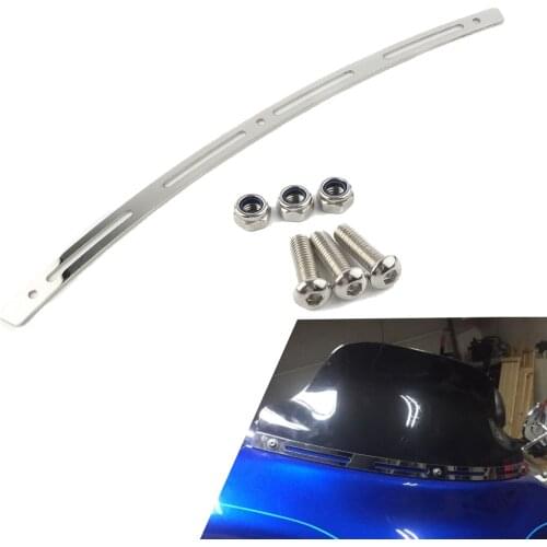 Motorcycle Black Silver Batwing Fair Windshield Windscreen Trim For Harley Touring Electra Street Glide 1996-2013 2012 2011 2010