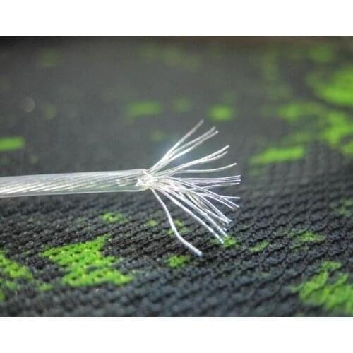 New 18AWG Transparent TFE ETFsilver-plated wire, 1 square High temperature resistant wire Computer Power transformation ray mach