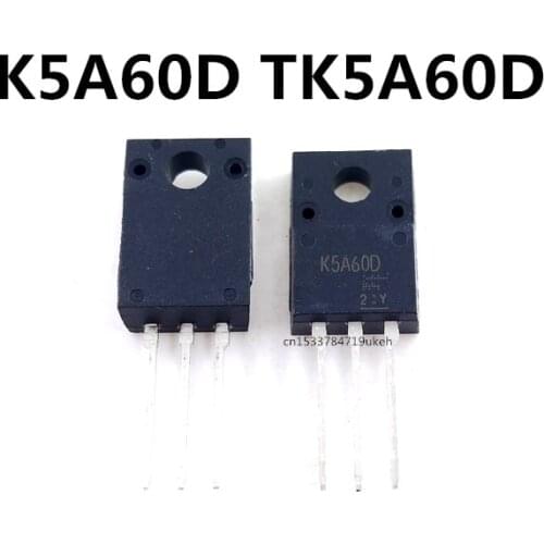 Original 5pcs/ K5A60D TK5A60D TO-220F 600V 5A
