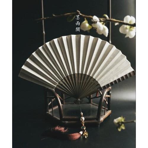 Handmade nature jade bead tassel cotton fan pendants bag hanfu Clothing Accessories charms