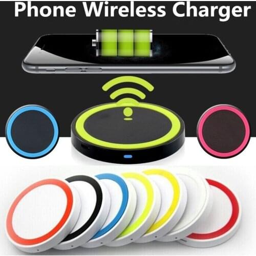 Professional Wireless Charger Adapter 9mm Thickness LED Indicator Light Wireless USB Charger Pad For Iphone 12/Pro 11 11 Pro