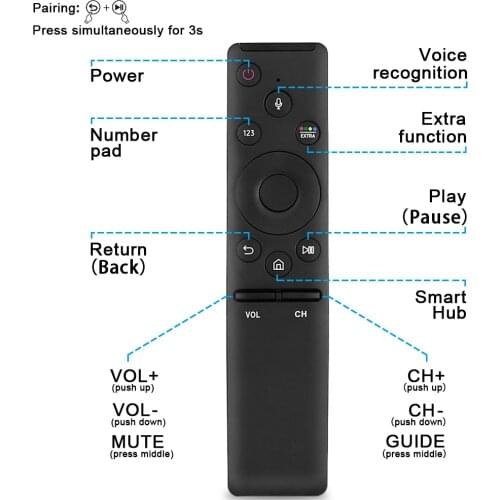English applicable to samsung smart TV voice remote control bn-7700 universal bn59-01244a 01275A