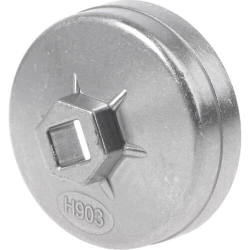 High Quality 74mm 14 Flute Aluminum Oil Filter Wrench Socket Remover Tool for BMW AUDI Benz