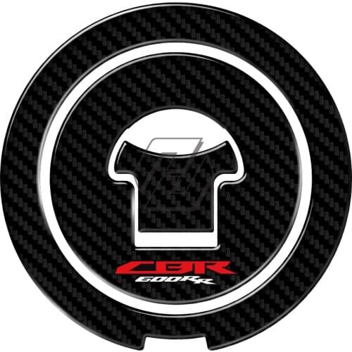 3D Carbon-look Motorcycle Fuel Gas Cap Protector Decals Case for Honda CBR600RR CBR 600RR 2003-2016