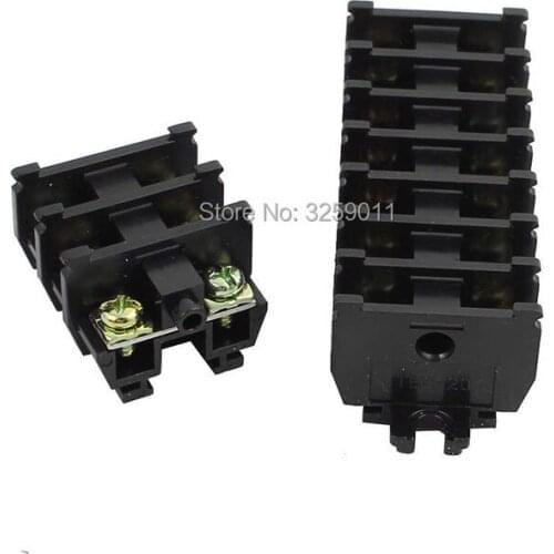 100PCS TBC-20A Suyep 20A/600V Rail Mounted Assembled Screw Terminal Block Cable Connector