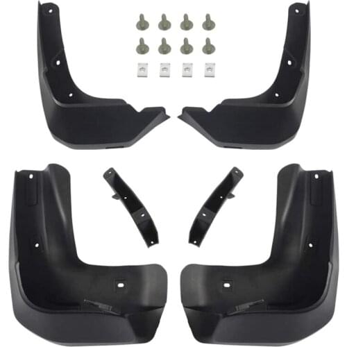 4Pcs Front + Rear Splash Guards Mud Flaps Mudflaps for Acura MDX 2014-2016