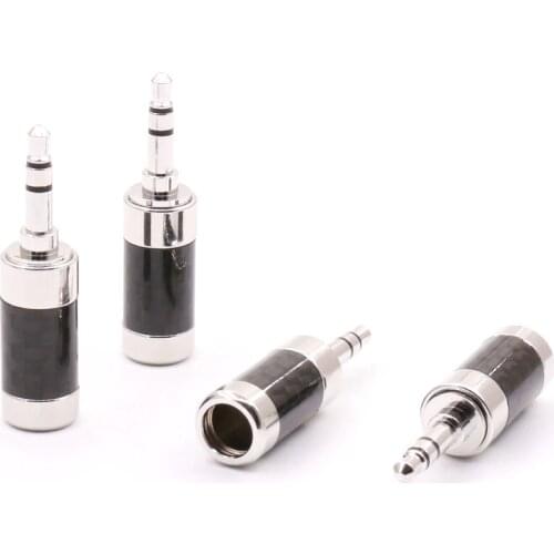 4PCS Jack 3.5mm Connector 3Pole Gold-plated stereo 3.5mm jack DIY Earphone Adapter