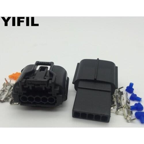 5sets/lot 5 Pin/Way Female And Male Auto Connector Meter Air Flow Plug Socket For Toyota Camry Isuzu and Chev 6189-1046 Sumitomo